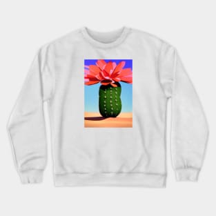 Israel, Sabra Cactus in the Desert Crewneck Sweatshirt